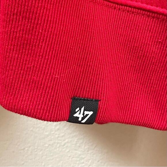 NEW 47' MLB St Louis Cardinals Red Interstate Crew Neck Sweatshirt, Men's XL - Picture 6 of 9